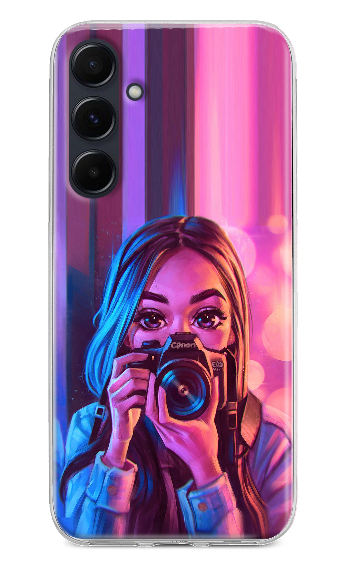 Girl Photographer Samsung A35 5G Back Cover