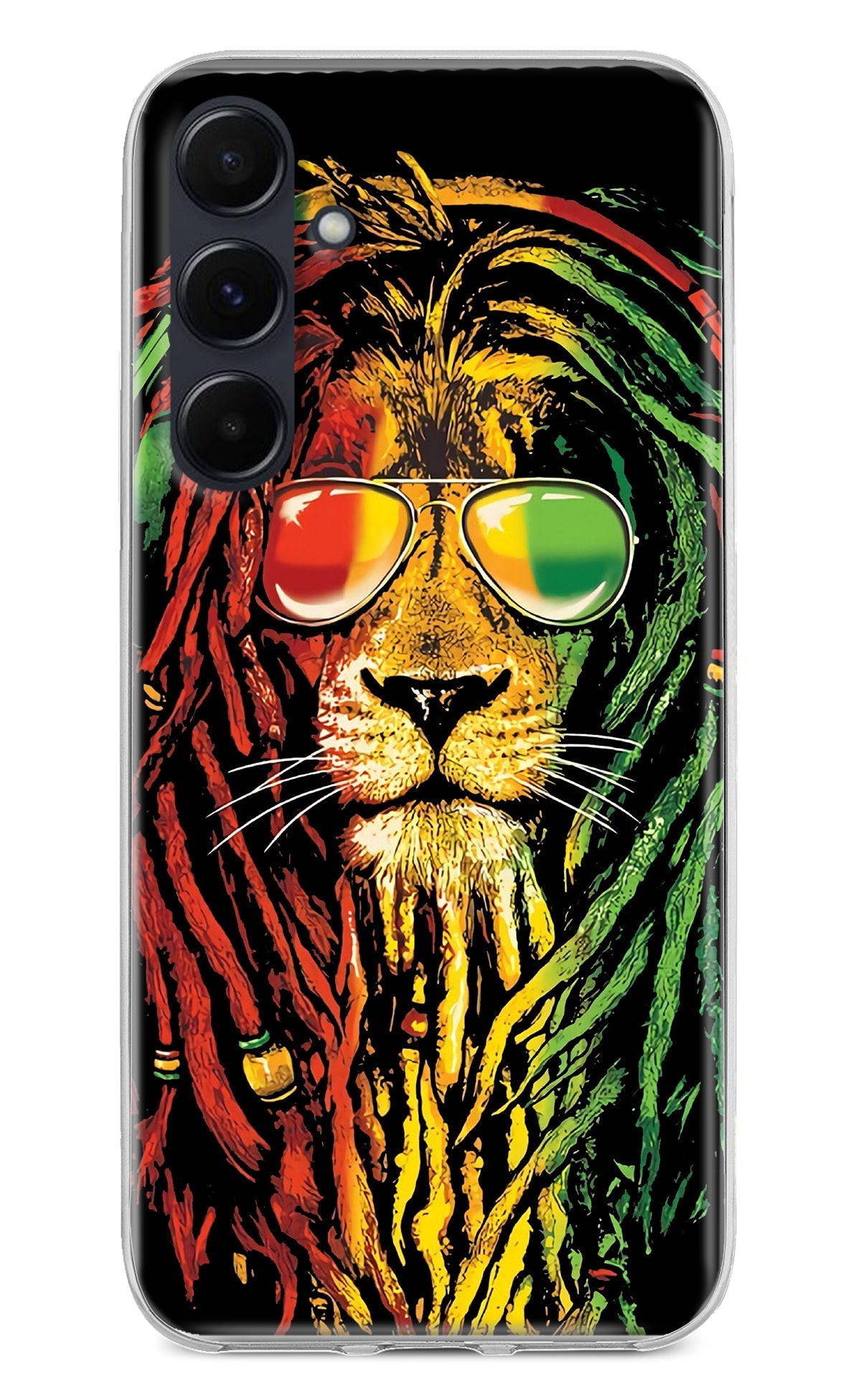 Rasta Lion Samsung A35 5G Back Cover