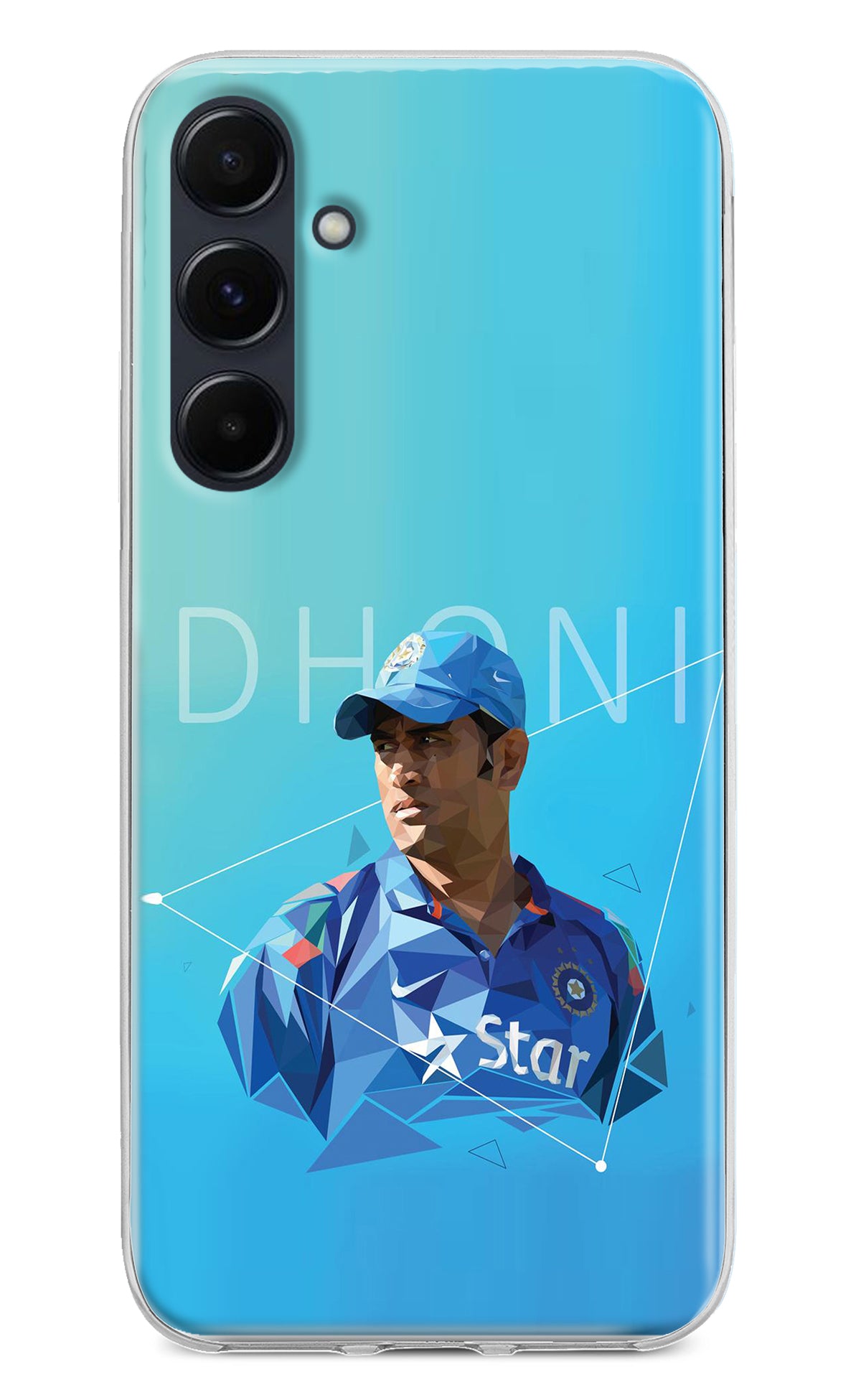 Dhoni Artwork Samsung A35 5G Back Cover