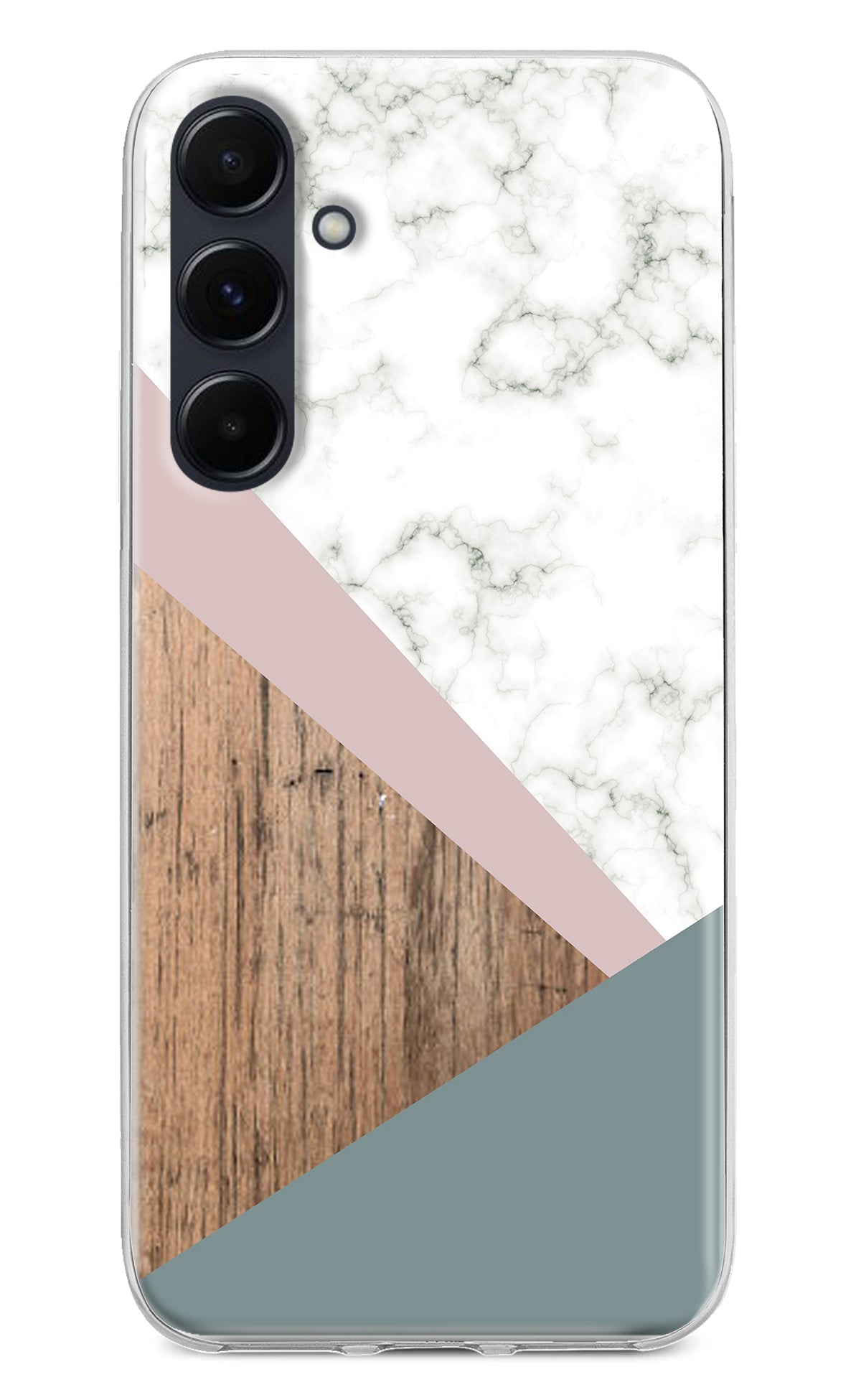 Marble wood Abstract Samsung A35 5G Back Cover