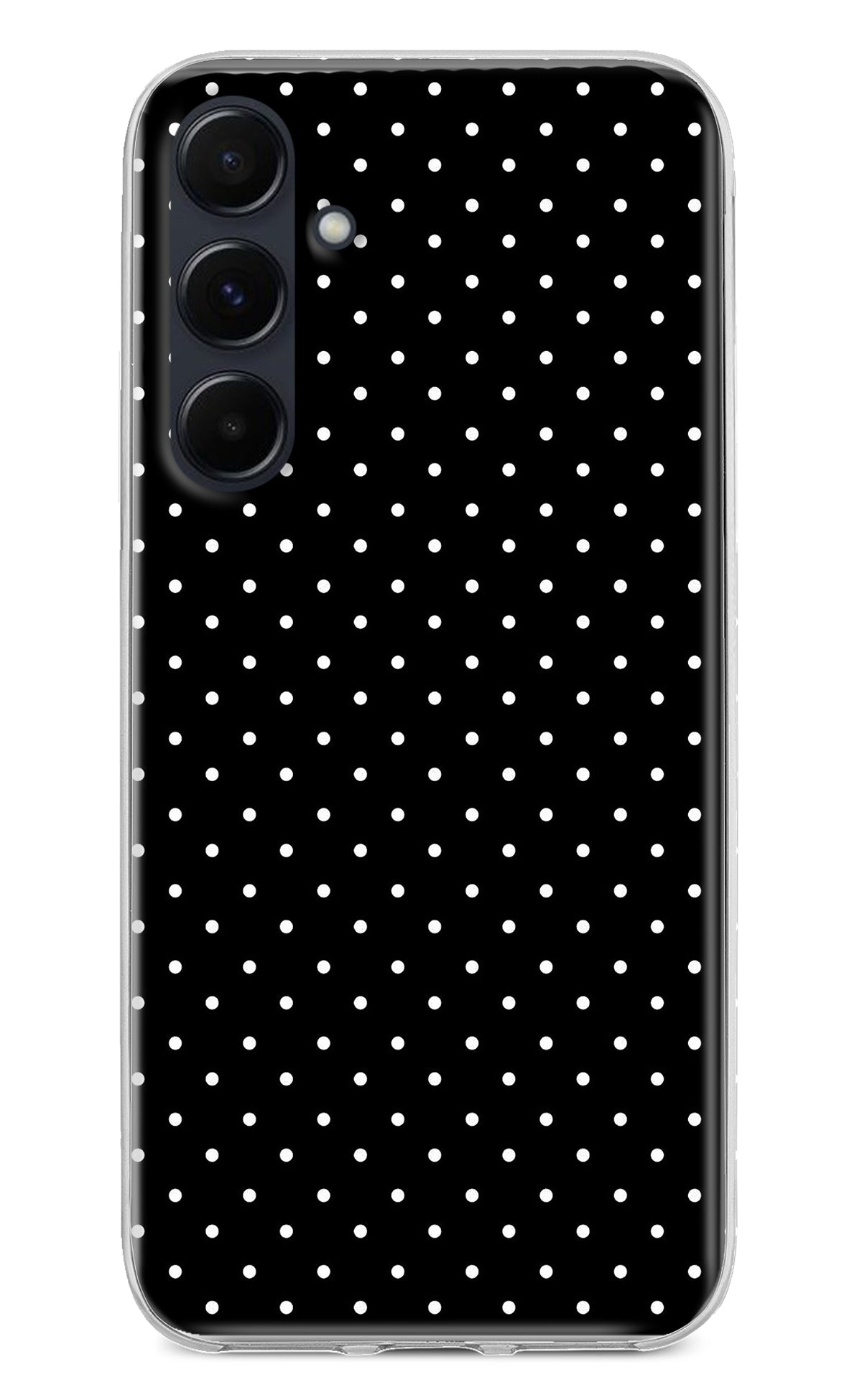 White Dots Samsung A35 5G Back Cover