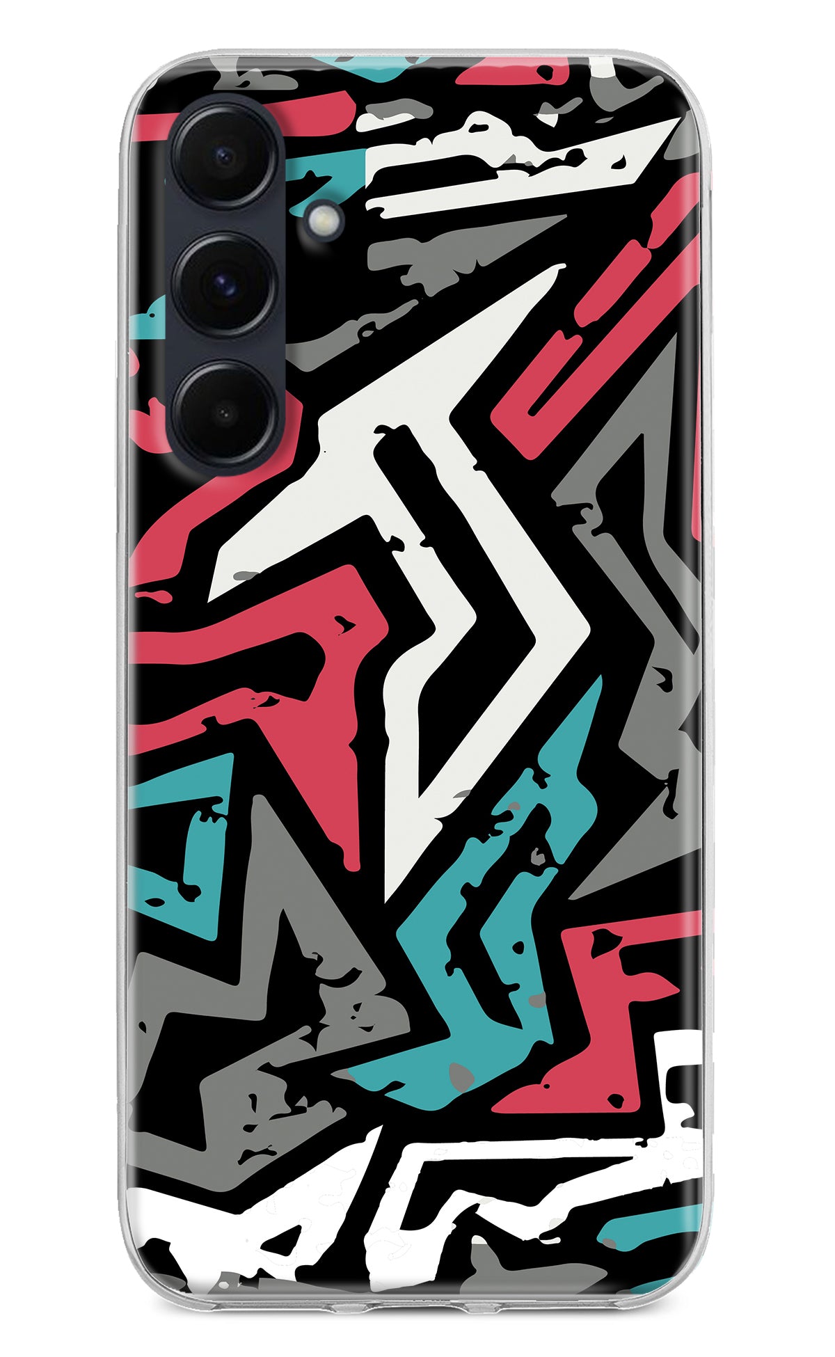 Geometric Graffiti Samsung A35 5G Back Cover