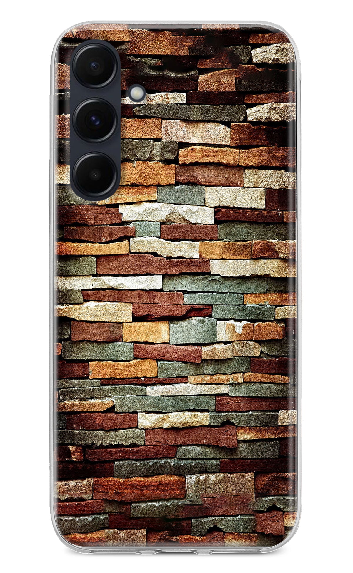 Bricks Pattern Samsung A35 5G Back Cover