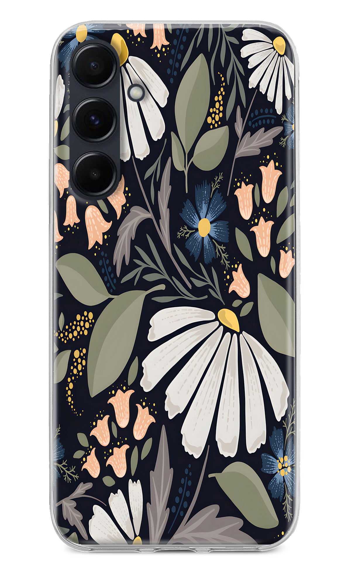 Flowers Art Samsung A35 5G Back Cover