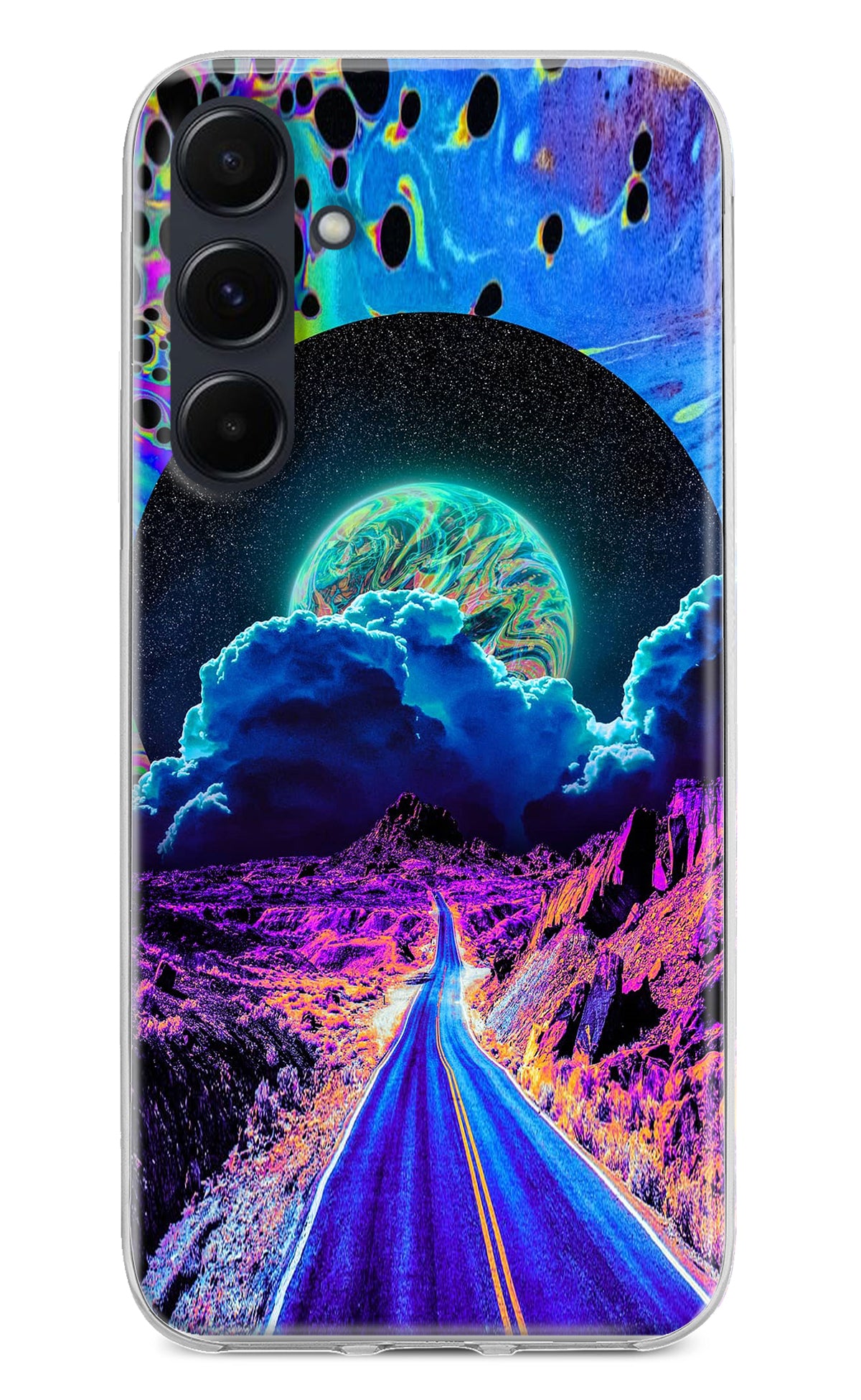 Psychedelic Painting Samsung A35 5G Back Cover