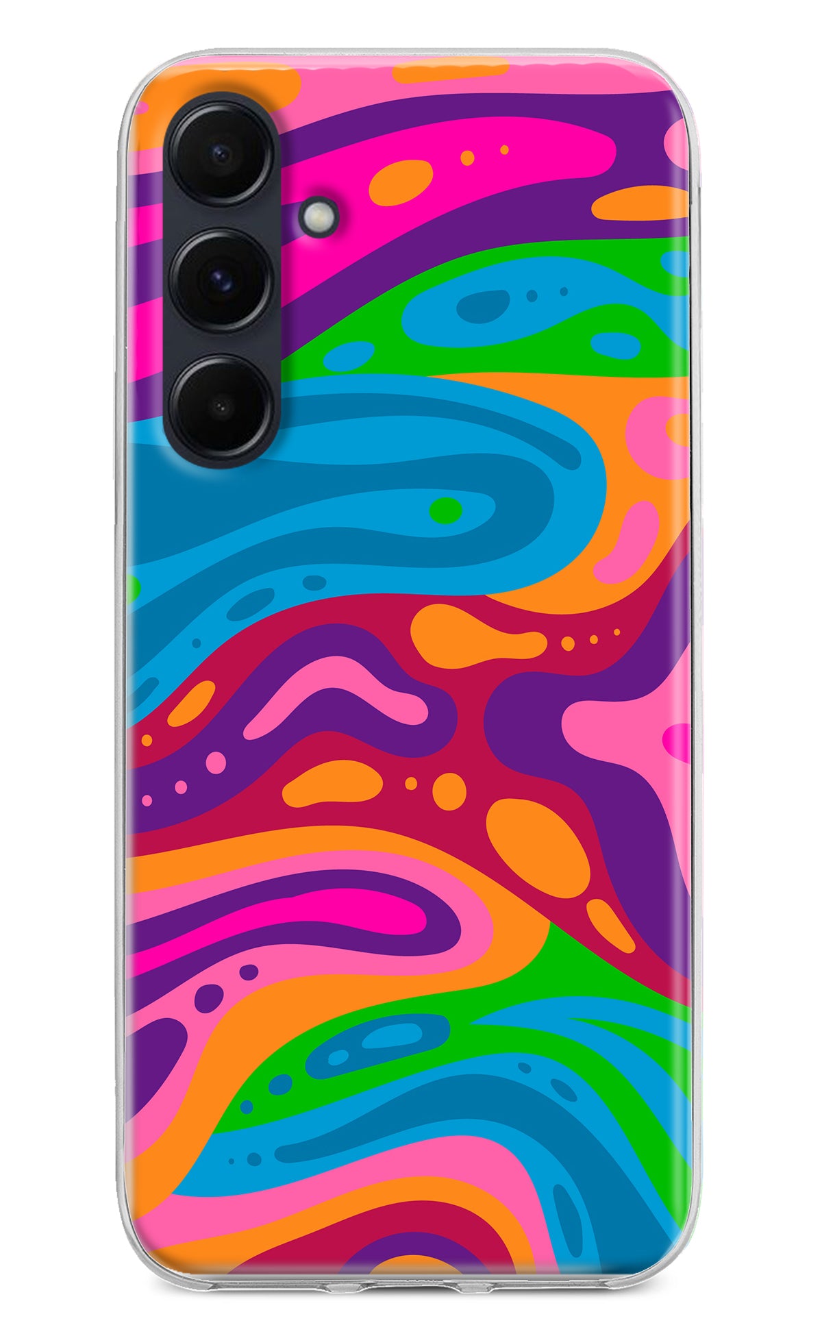 Trippy Pattern Samsung A35 5G Back Cover