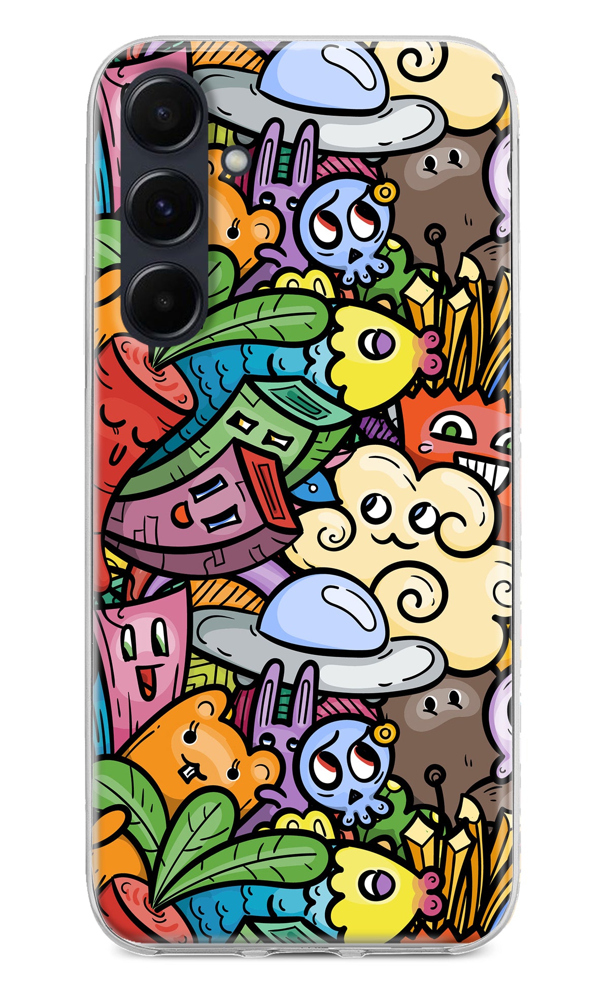 Veggie Doodle Samsung A35 5G Back Cover