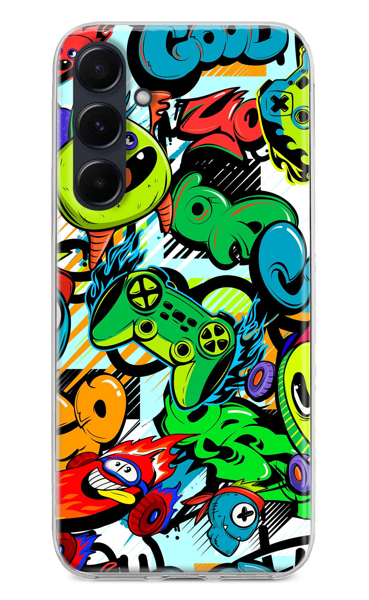 Game Doodle Samsung A35 5G Back Cover