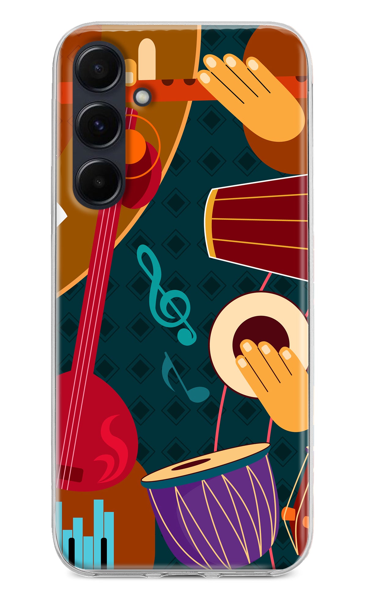 Music Instrument Samsung A35 5G Back Cover