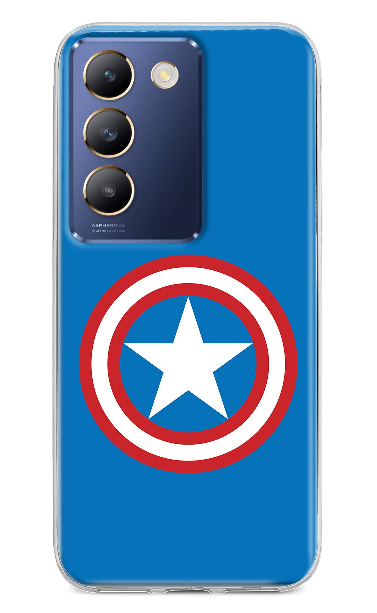 Captain America Logo Vivo Y200E 5G/T3 5G Back Cover