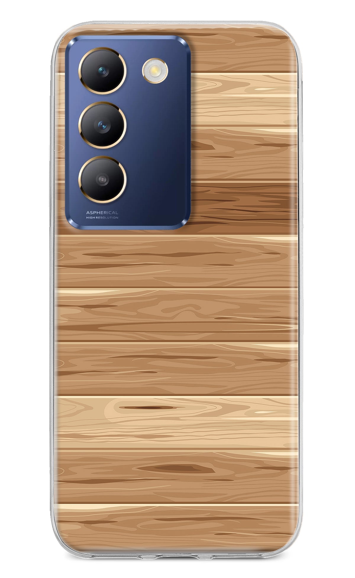 Wooden Vector Vivo Y200E 5G/T3 5G Back Cover