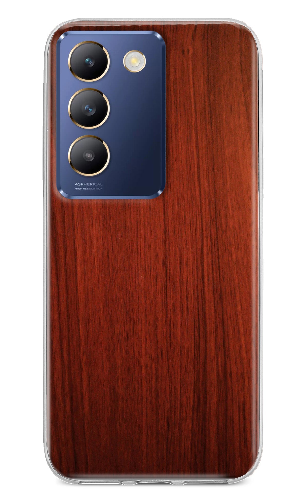 Wooden Plain Pattern Vivo Y200E 5G/T3 5G Back Cover