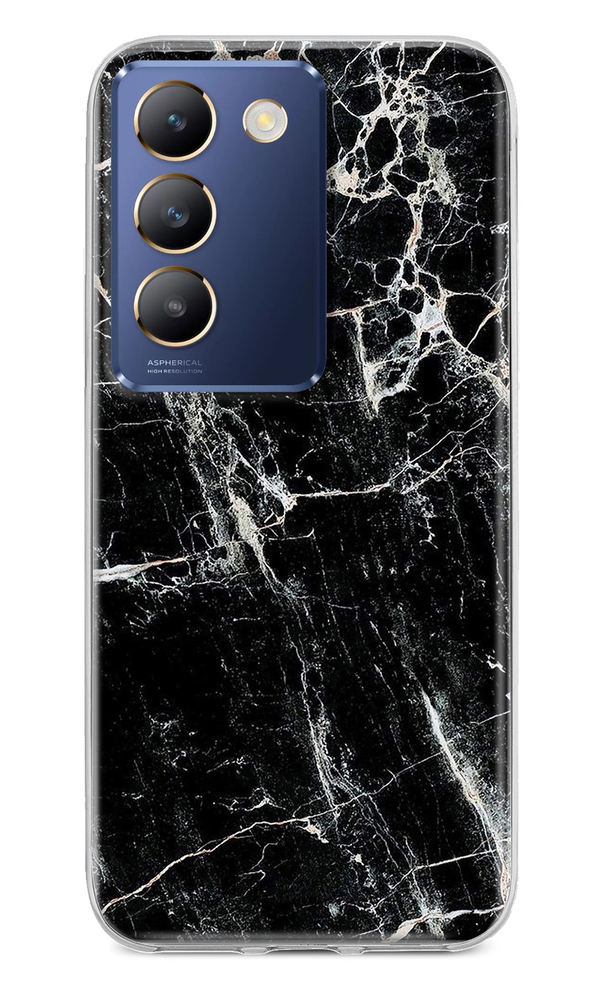 Black Marble Texture Vivo Y200E 5G/T3 5G Back Cover