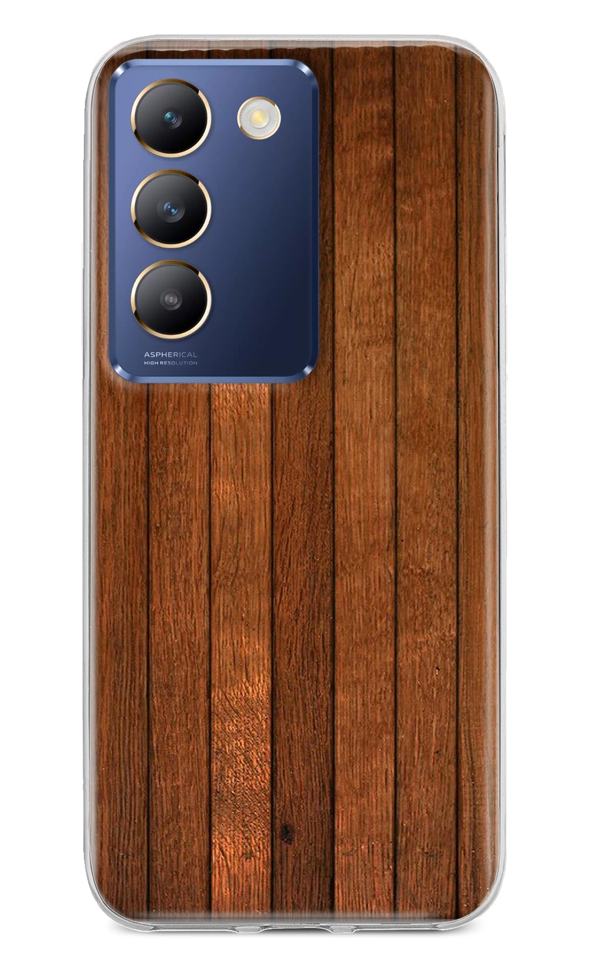 Wooden Artwork Bands Vivo Y200E 5G/T3 5G Back Cover