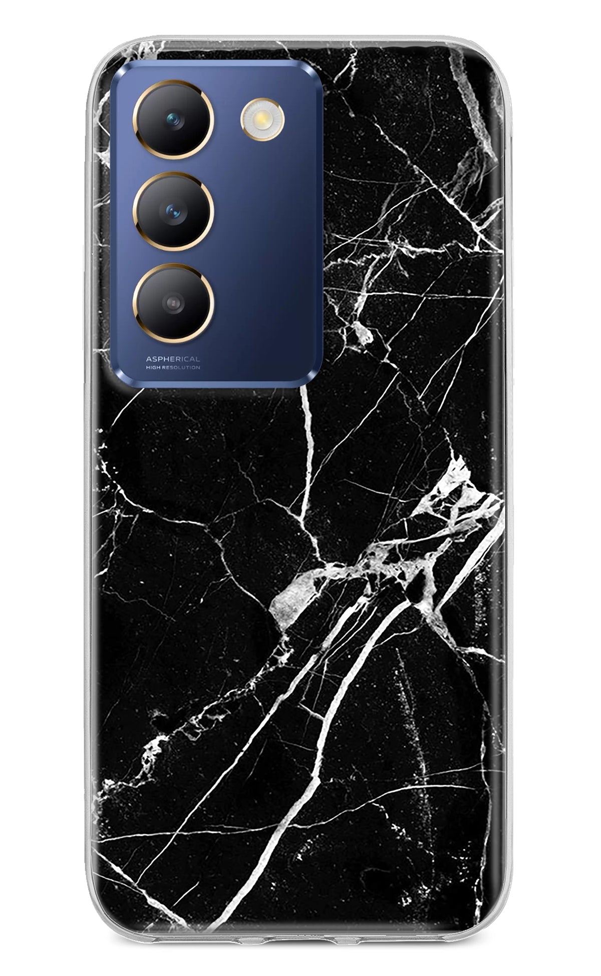 Black Marble Pattern Vivo Y200E 5G/T3 5G Back Cover