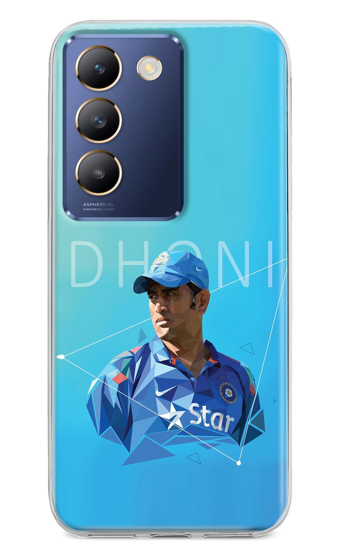 Dhoni Artwork Vivo Y200E 5G/T3 5G Back Cover