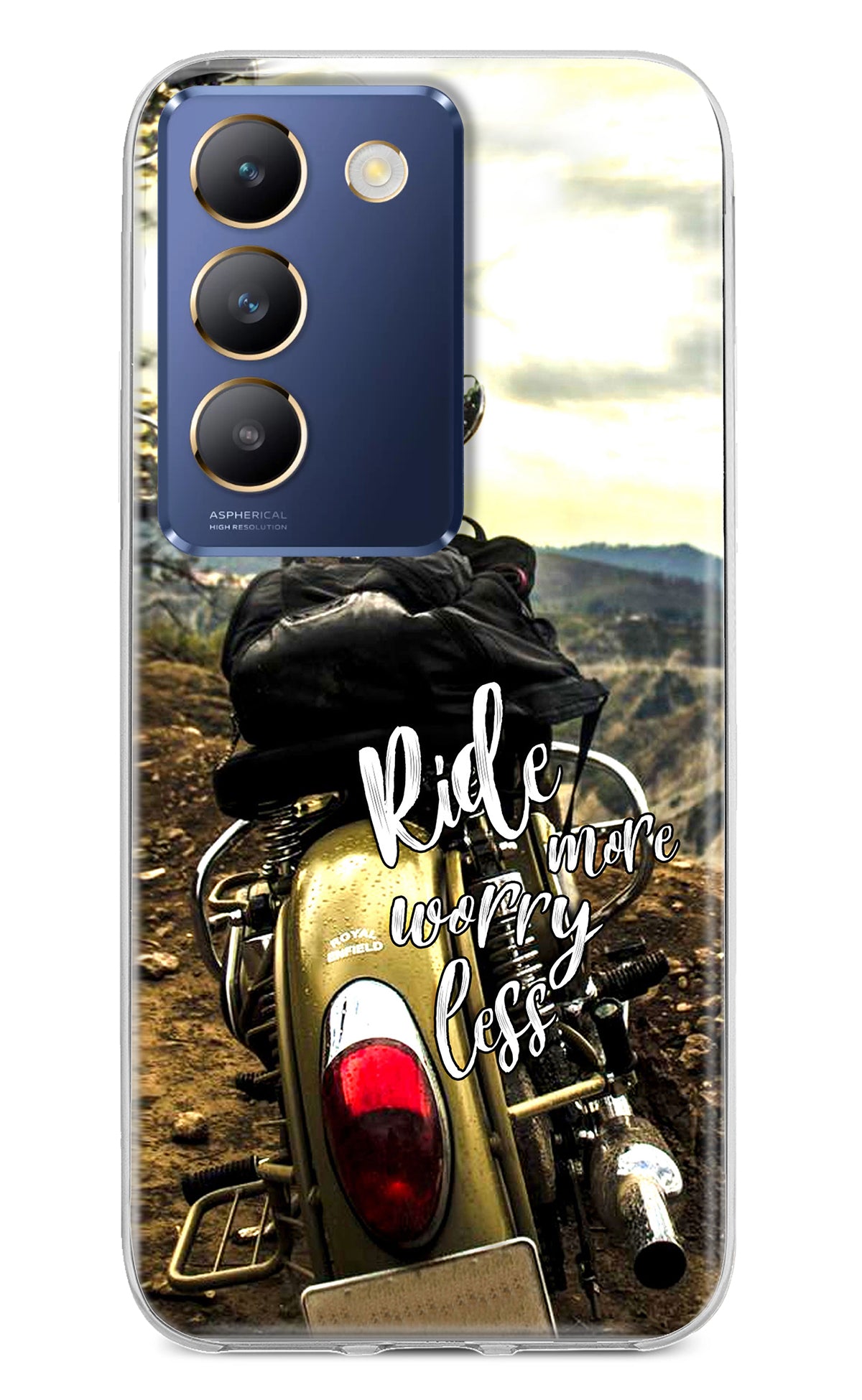 Ride More Worry Less Vivo Y200E 5G/T3 5G Back Cover