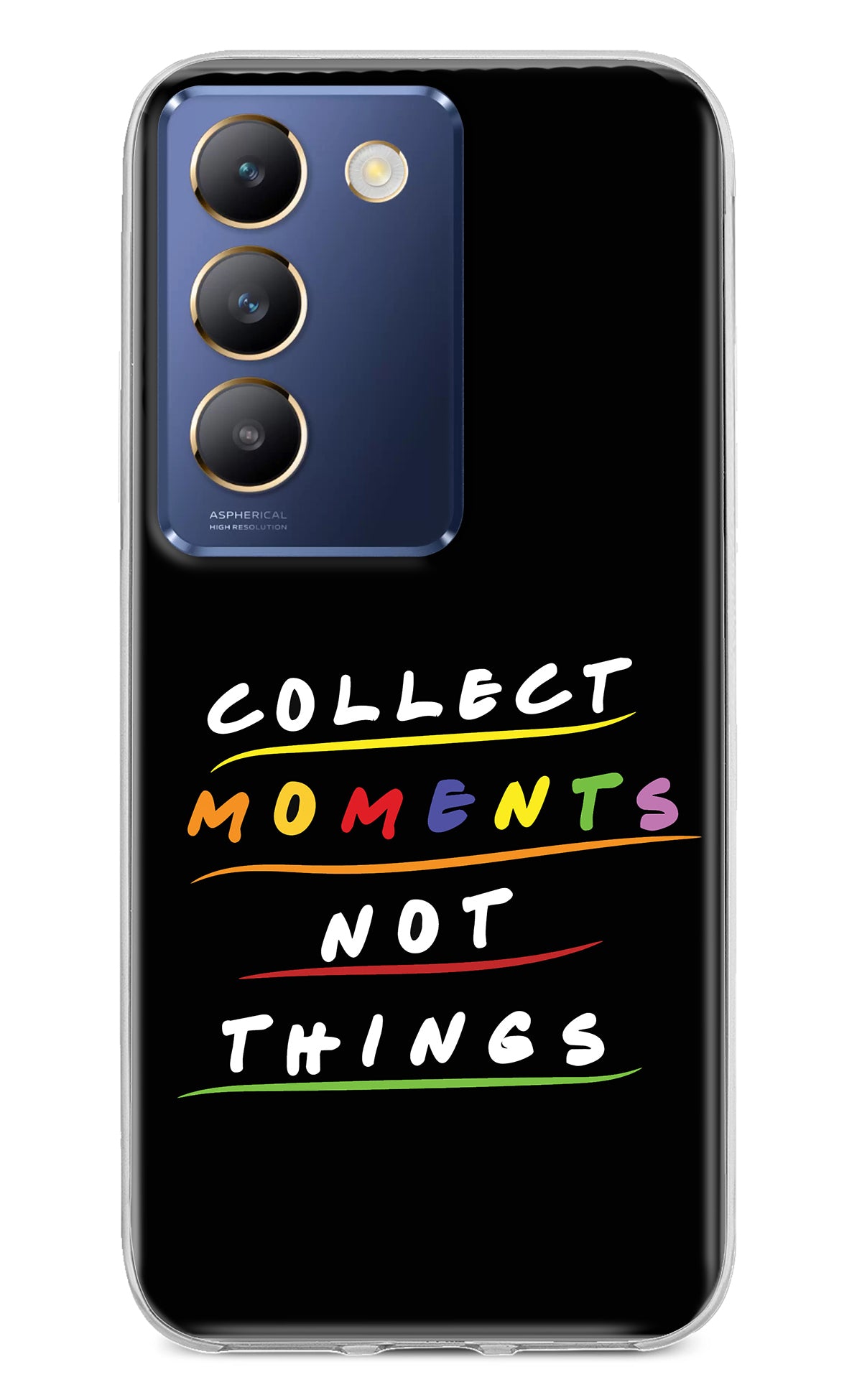 Collect Moments Not Things Vivo Y200E 5G/T3 5G Back Cover