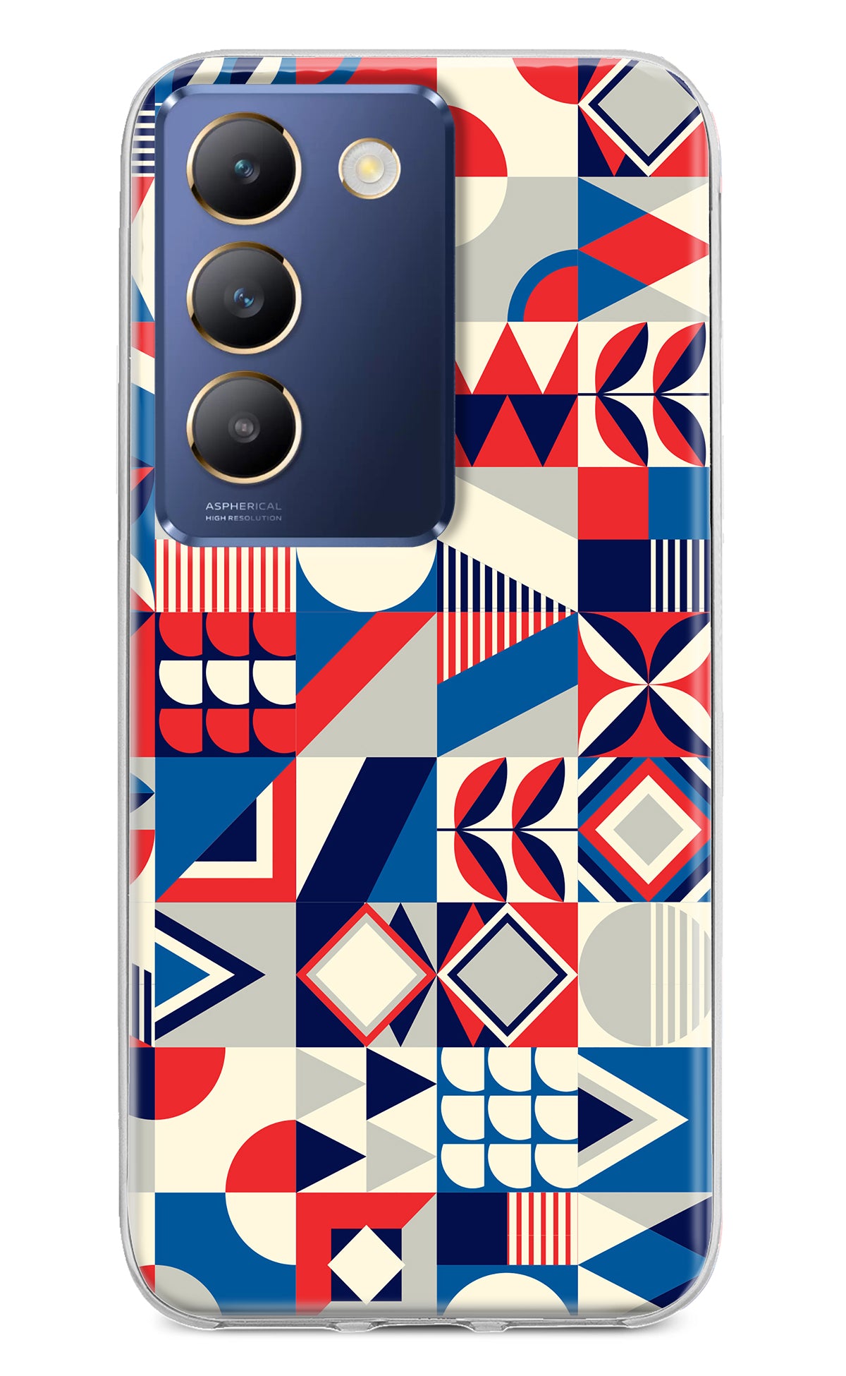 Colorful Pattern Vivo Y200E 5G/T3 5G Back Cover