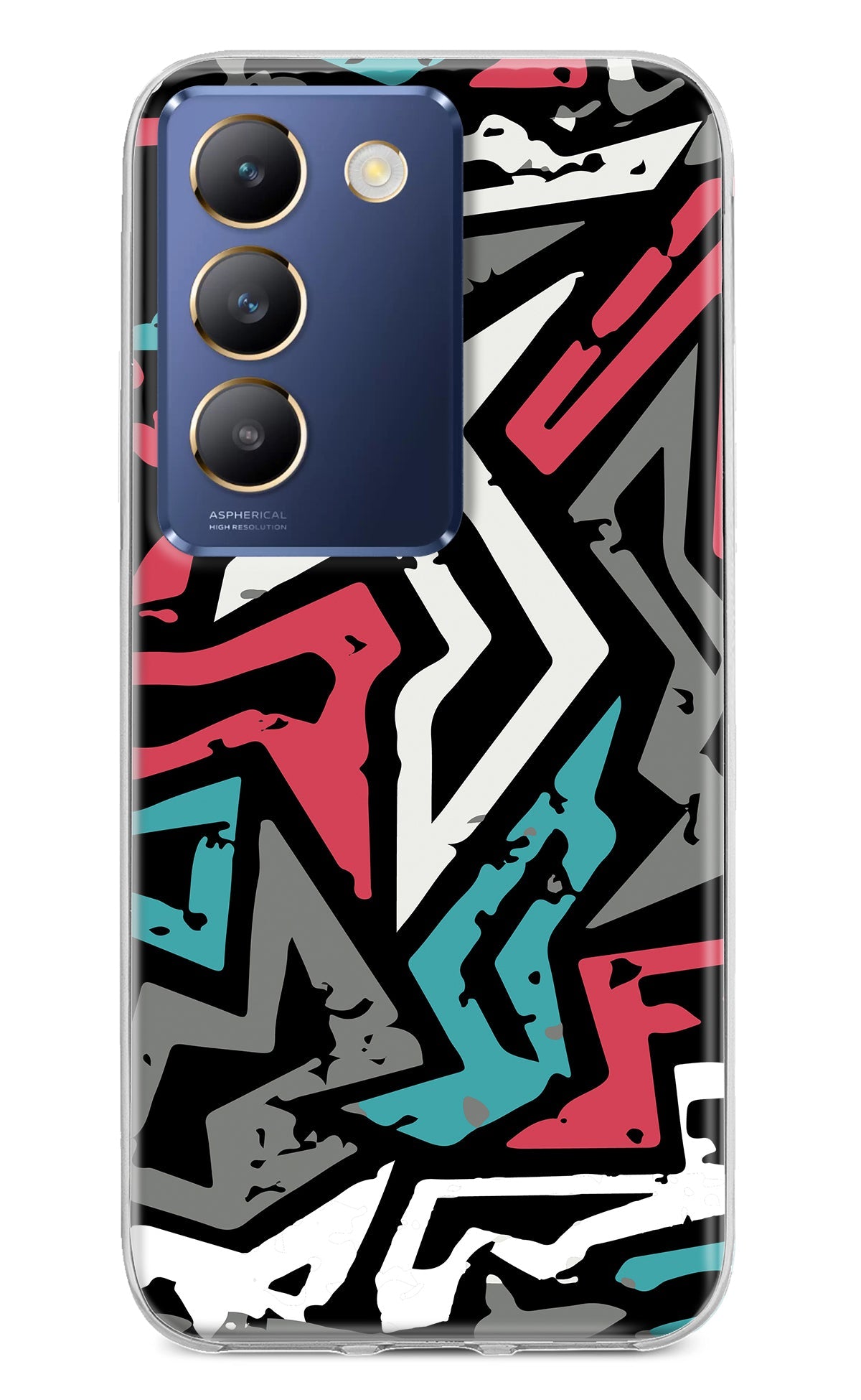 Geometric Graffiti Vivo Y200E 5G/T3 5G Back Cover