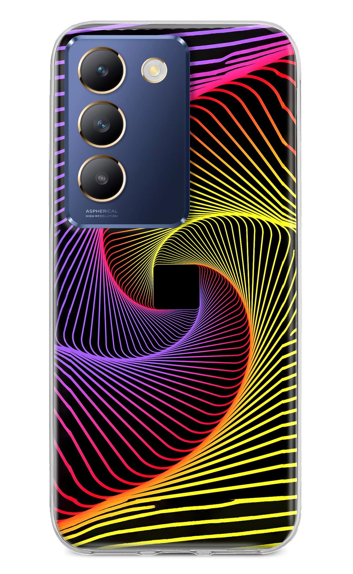 Colorful Strings Vivo Y200E 5G/T3 5G Back Cover