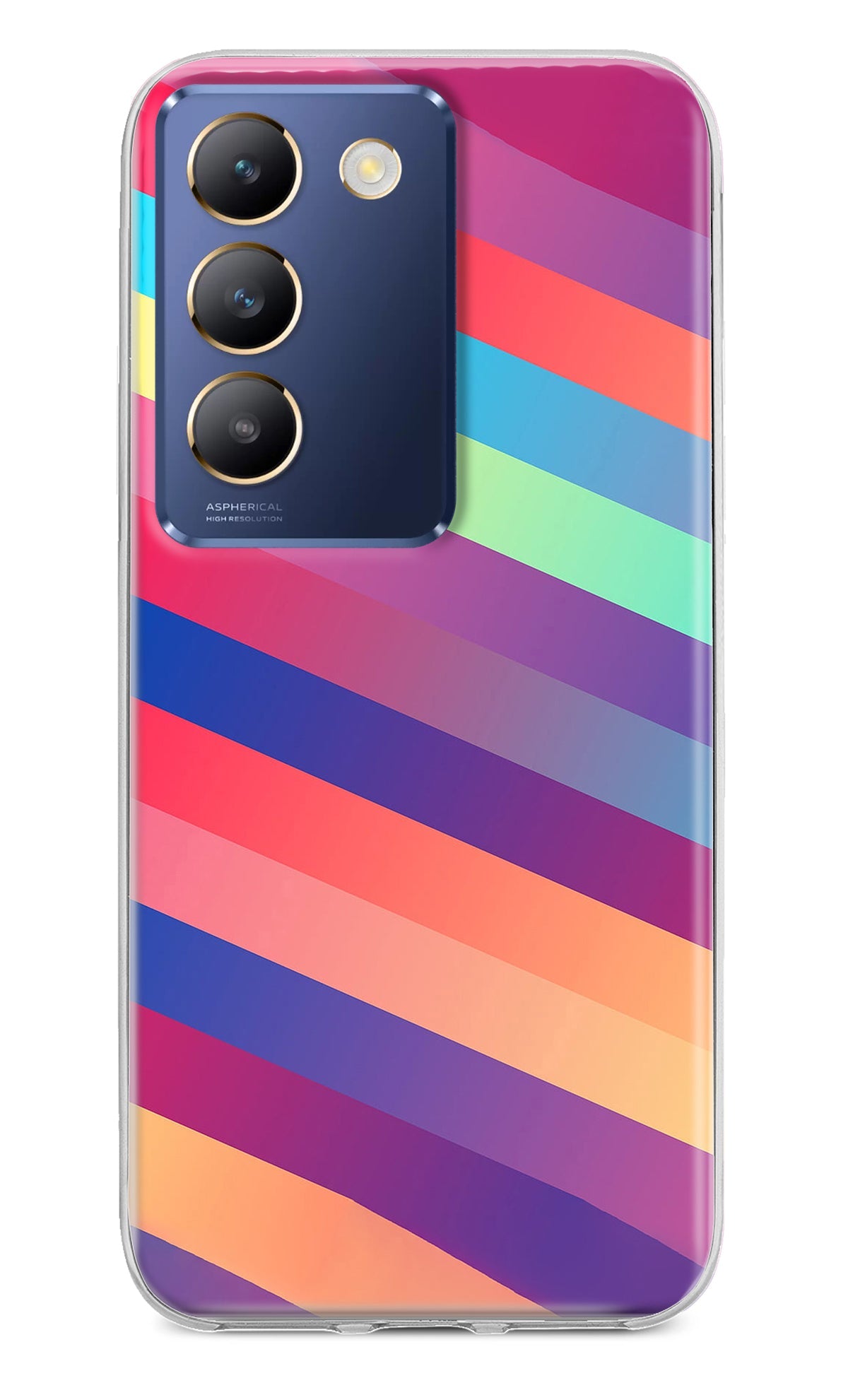 Stripes color Vivo Y200E 5G/T3 5G Back Cover