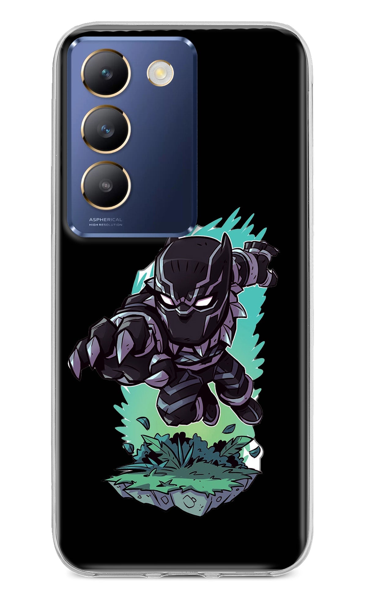 Black Panther Vivo Y200E 5G/T3 5G Back Cover