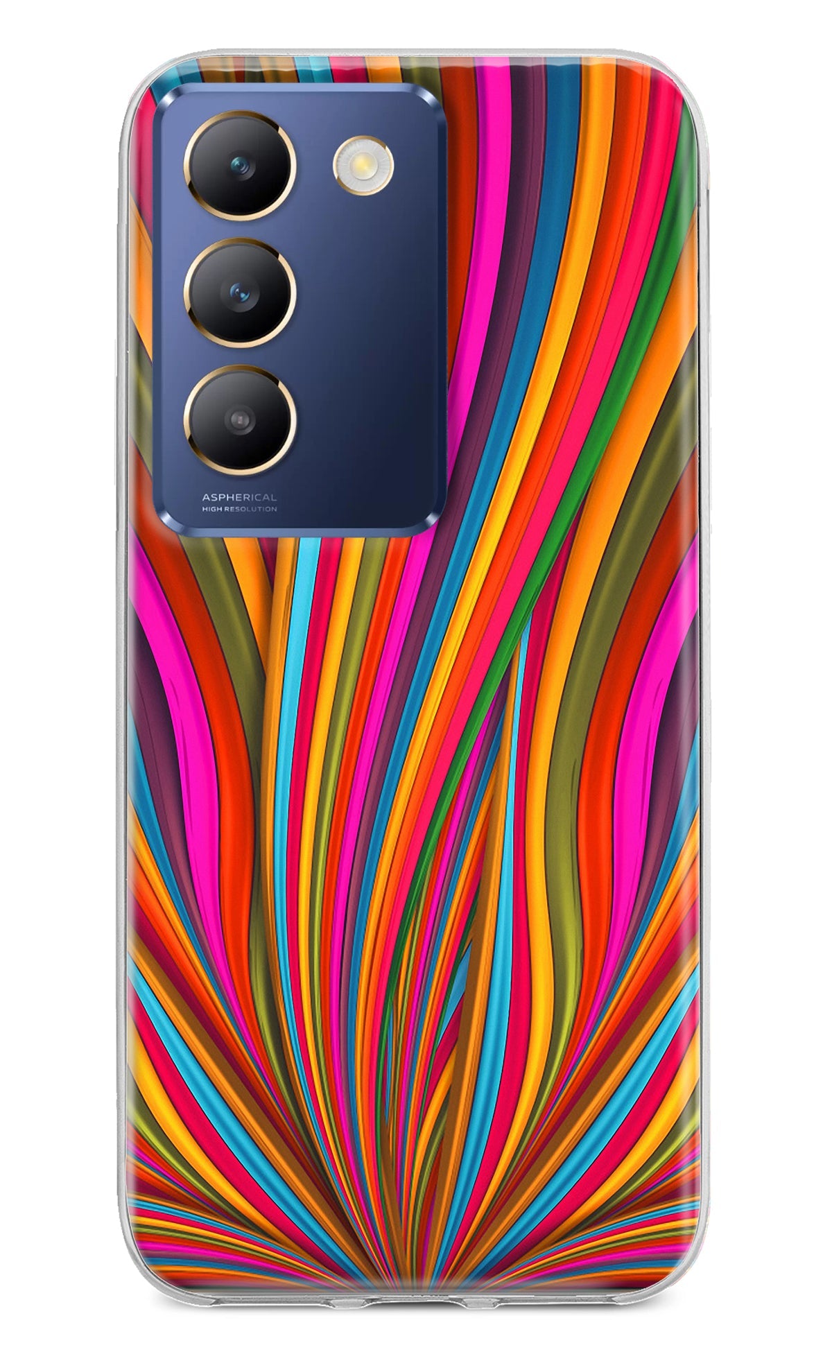 Trippy Wavy Vivo Y200E 5G/T3 5G Back Cover