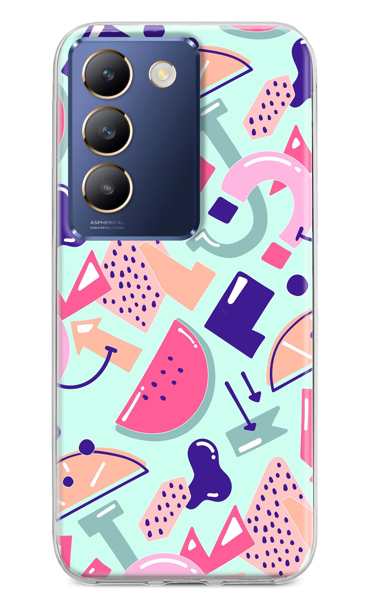 Doodle Pattern Vivo Y200E 5G/T3 5G Back Cover