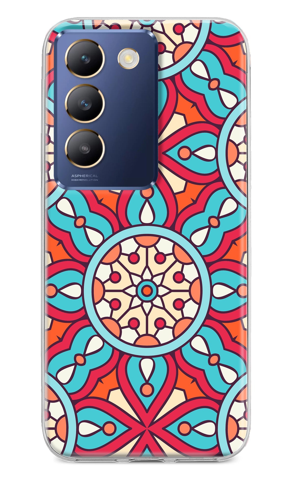 Mandala Geometric Vivo Y200E 5G/T3 5G Back Cover