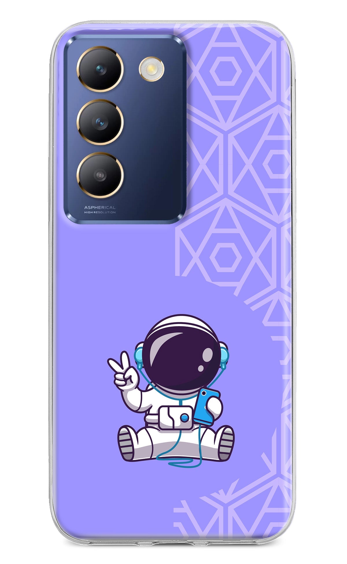 Cute Astronaut Chilling Vivo Y200E 5G/T3 5G Back Cover