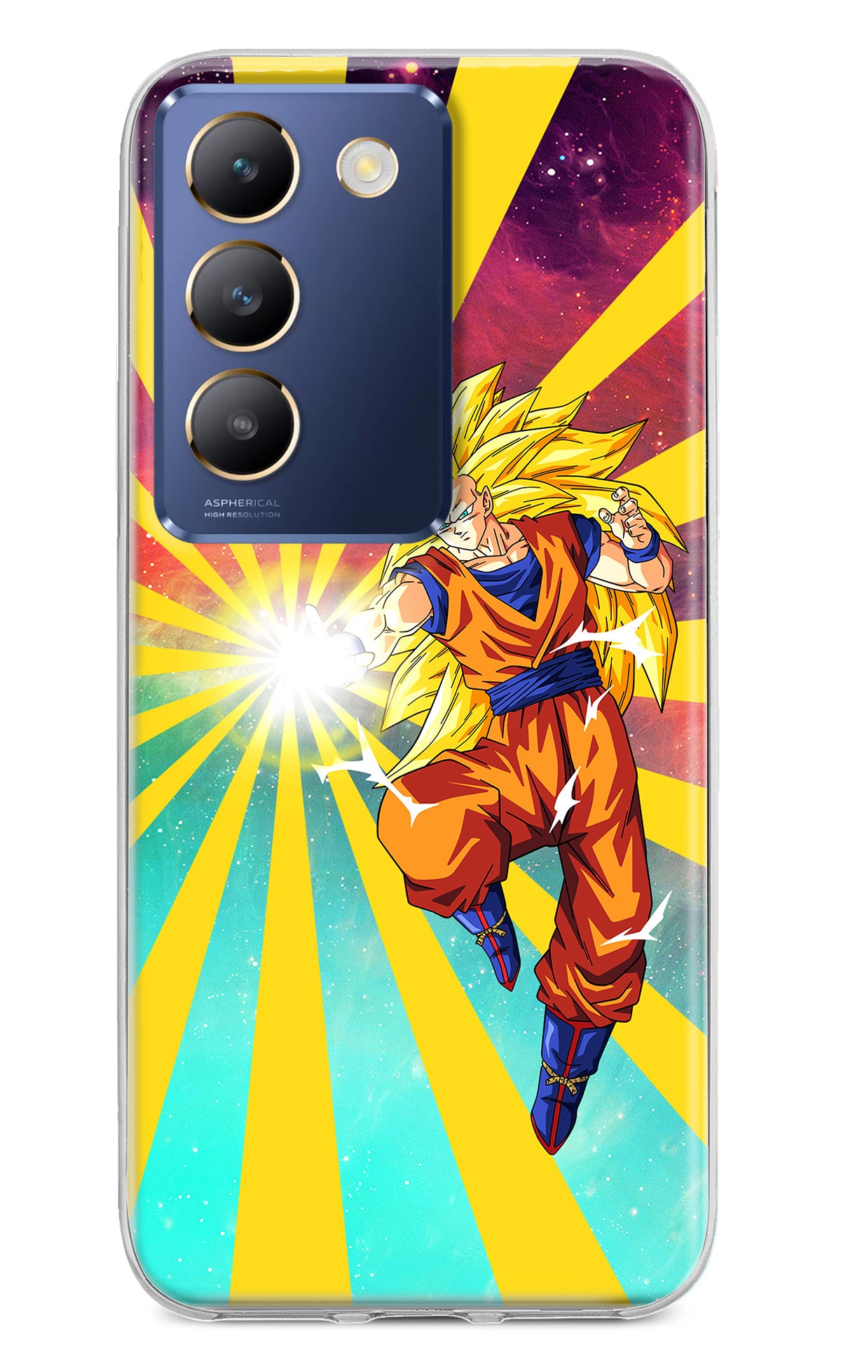Goku Super Saiyan Vivo Y200E 5G/T3 5G Back Cover