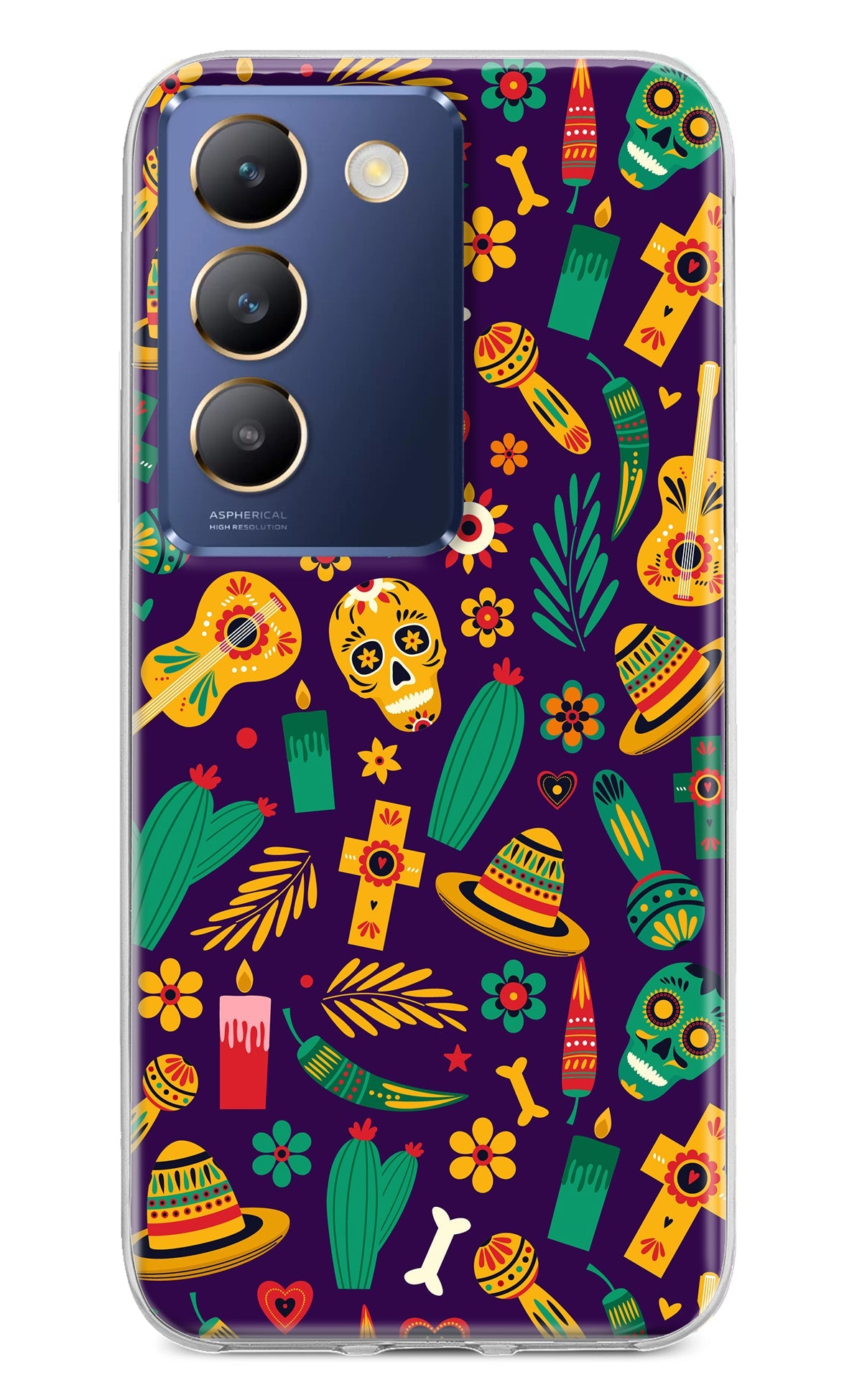 Mexican Artwork Vivo Y200E 5G/T3 5G Back Cover