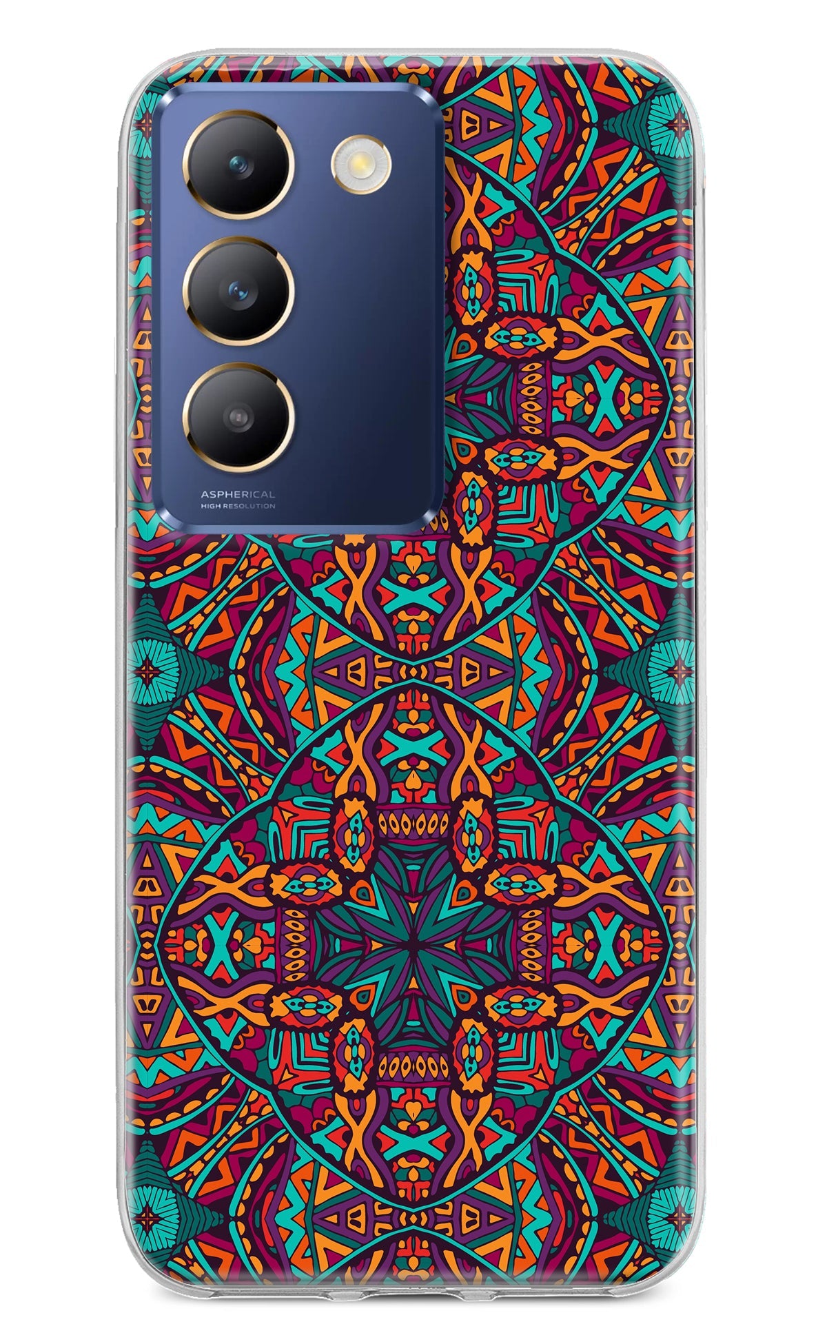 Colour Mandala Vivo Y200E 5G/T3 5G Back Cover