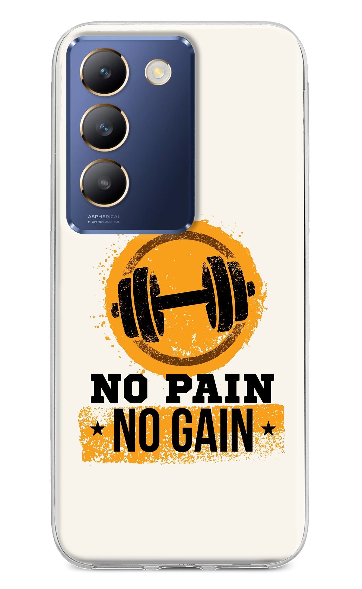 No Pain No Gain Vivo Y200E 5G/T3 5G Back Cover