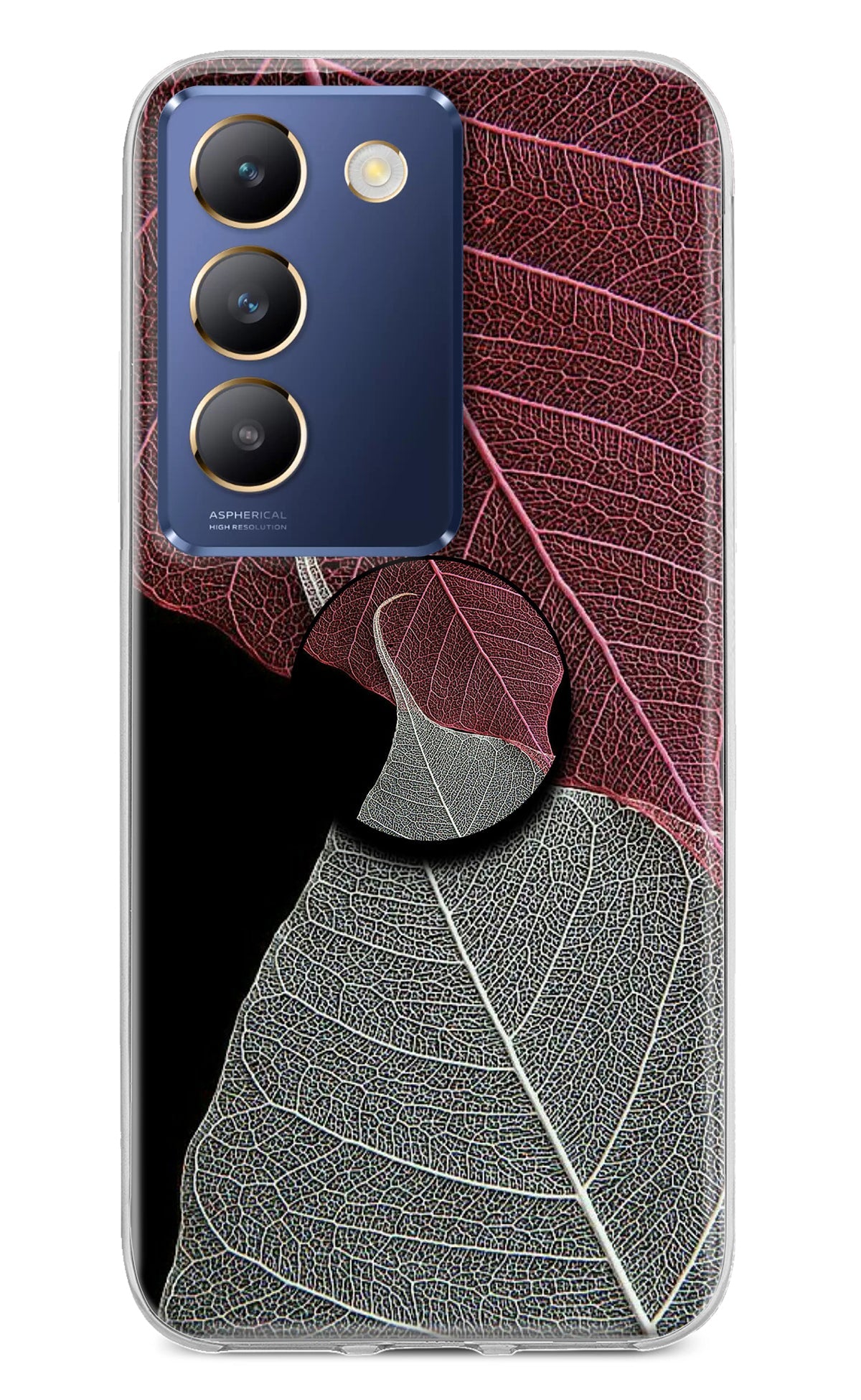 Leaf Pattern Vivo Y200E 5G/T3 5G Pop Case