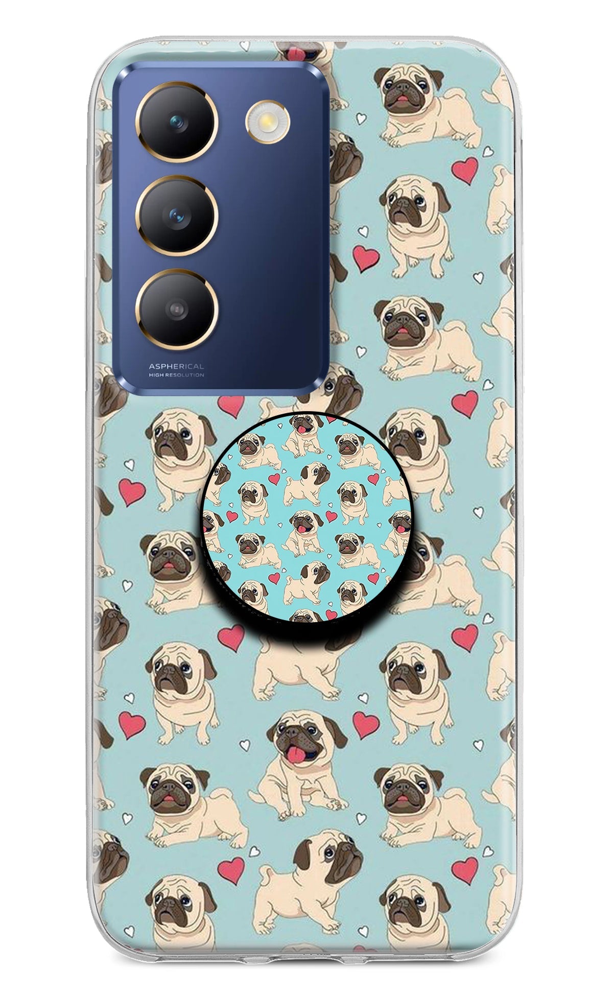 Pug Dog Vivo Y200E 5G/T3 5G Pop Case