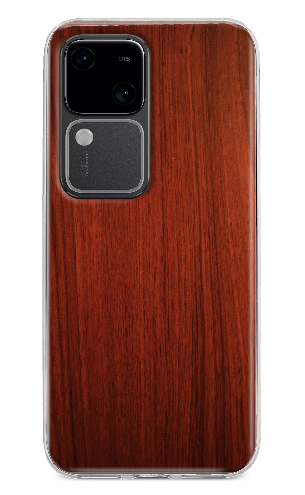 Wooden Plain Pattern Vivo V30 5G Back Cover