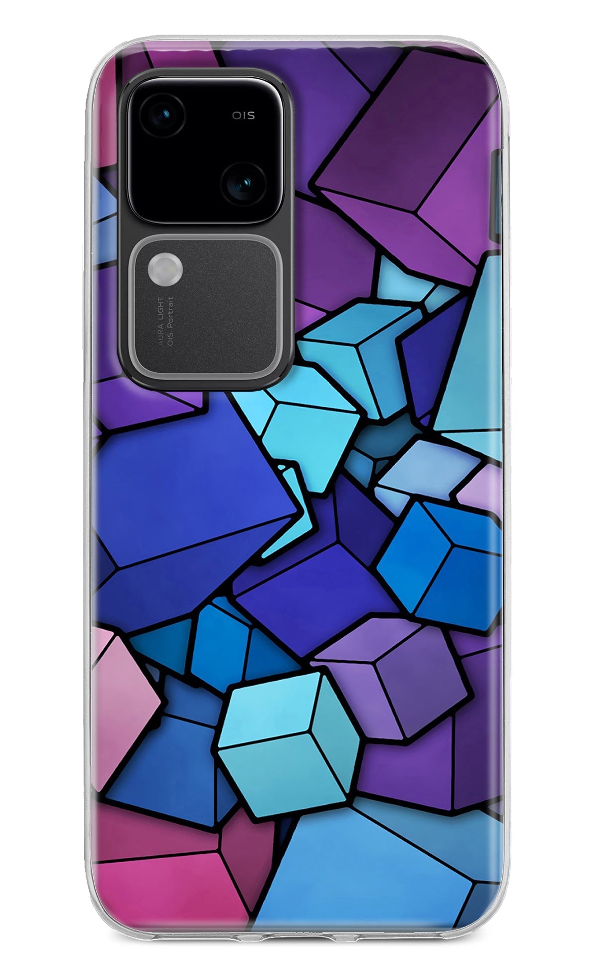 Cubic Abstract Vivo V30 5G Back Cover