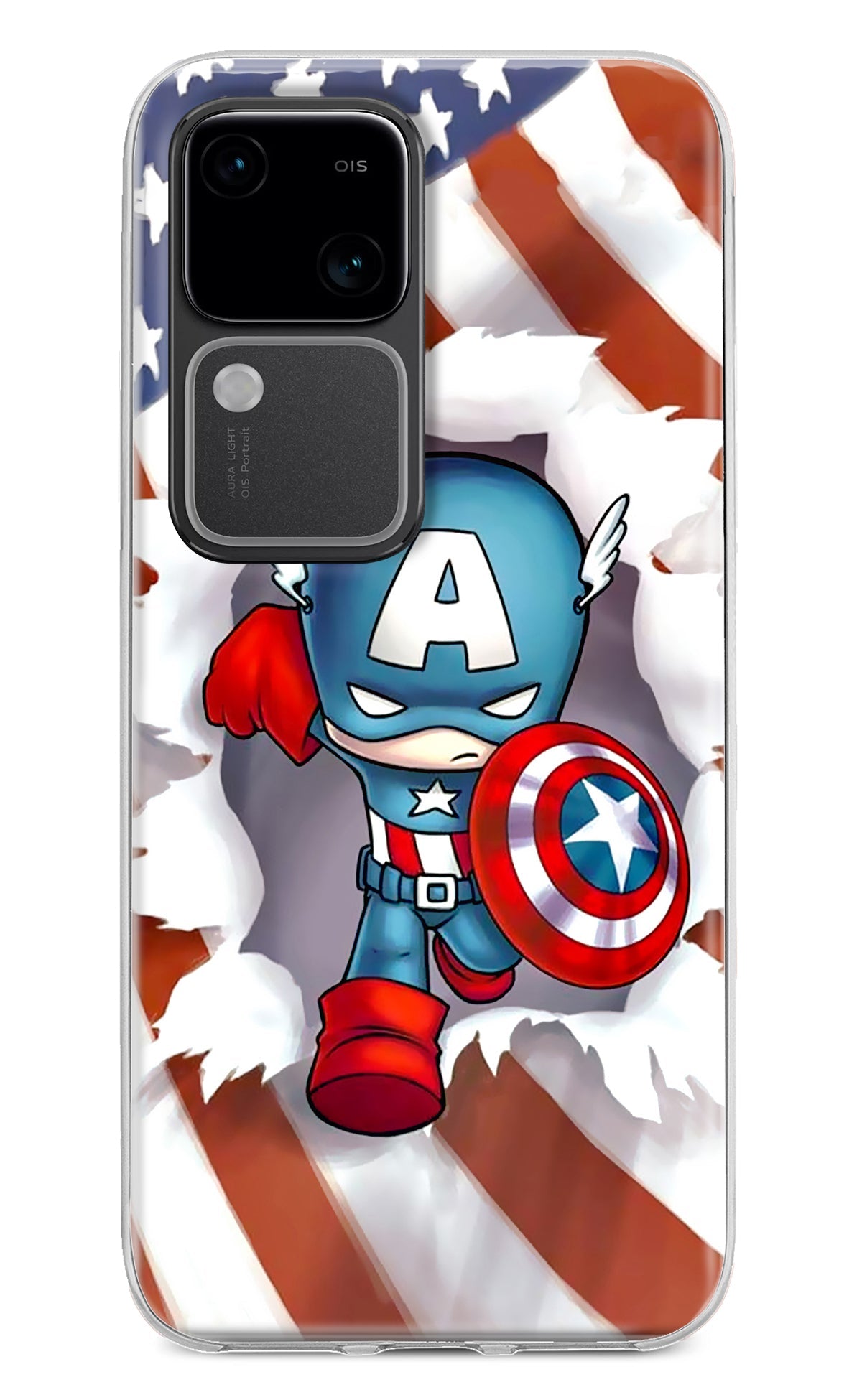 Captain America Vivo V30 5G Back Cover