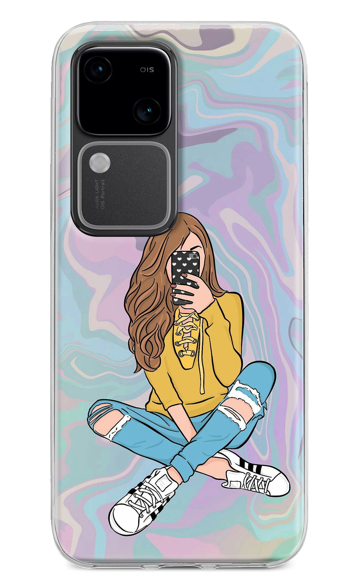 Selfie Girl Vivo V30 5G Back Cover