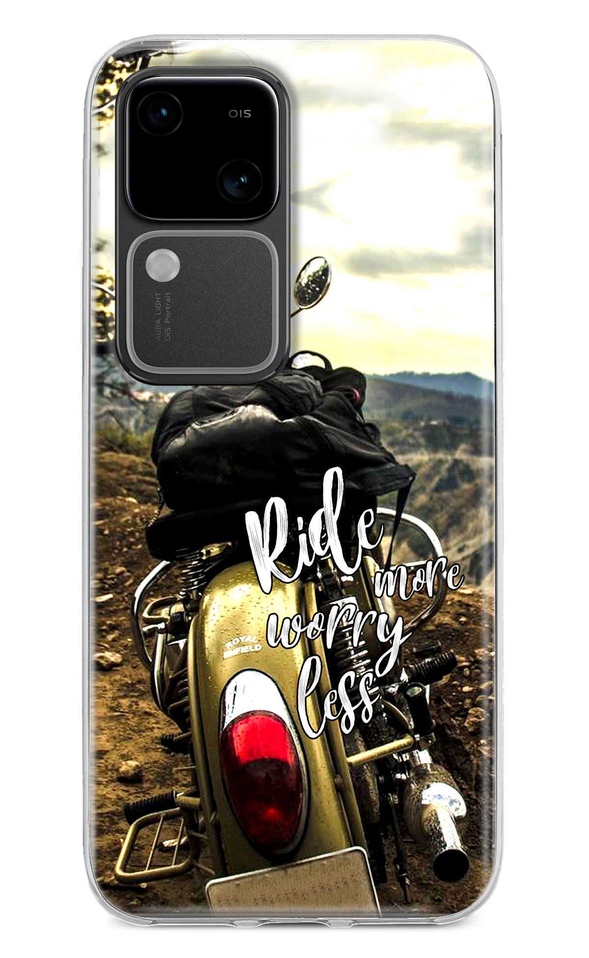 Ride More Worry Less Vivo V30 5G Back Cover