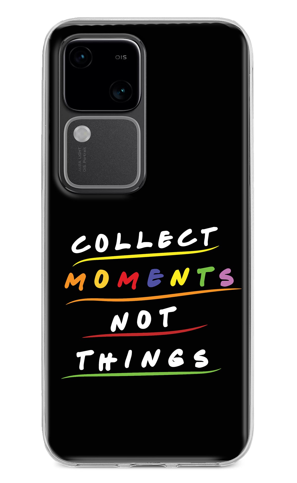 Collect Moments Not Things Vivo V30 5G Back Cover