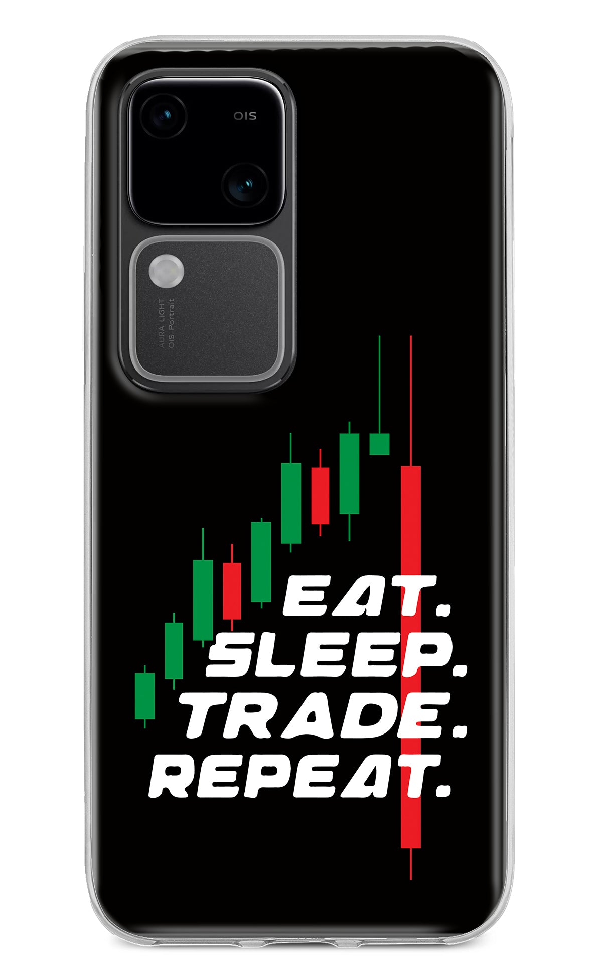 Eat Sleep Trade Repeat Vivo V30 5G Back Cover