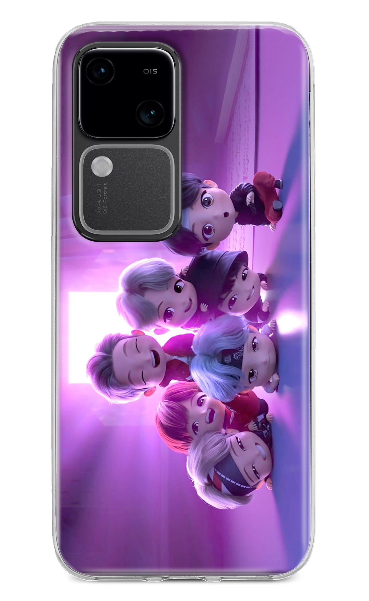 BTS Chibi Vivo V30 5G Back Cover