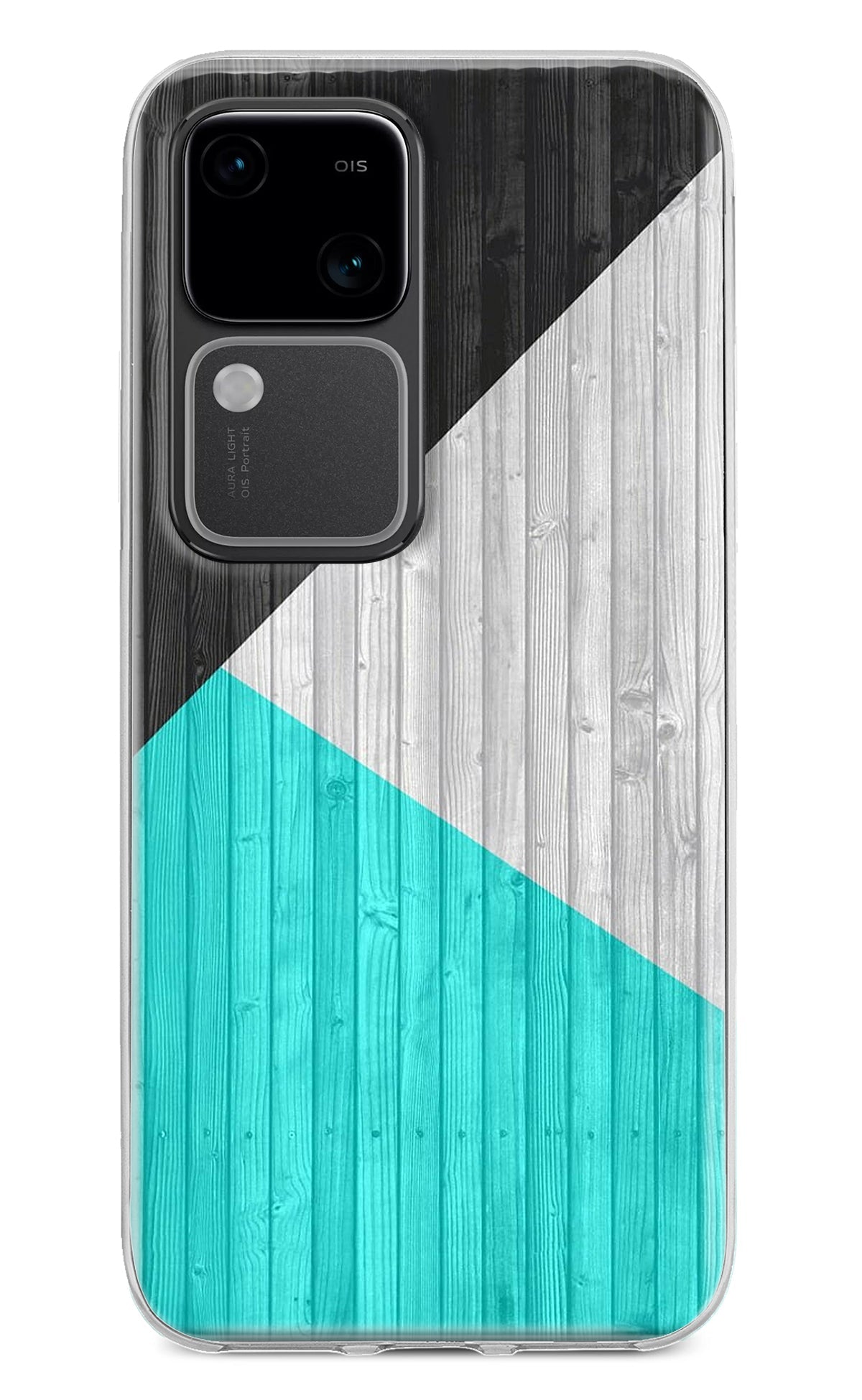 Wooden Abstract Vivo V30 5G Back Cover