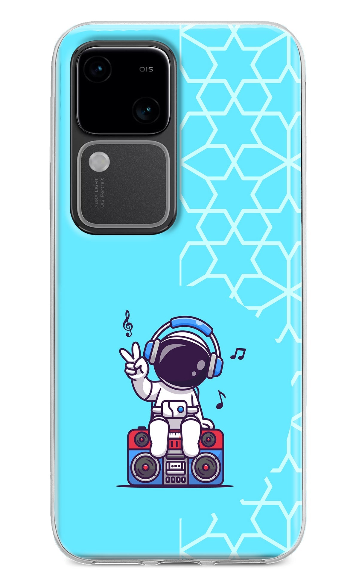 Cute Astronaut Chilling Vivo V30 5G Back Cover