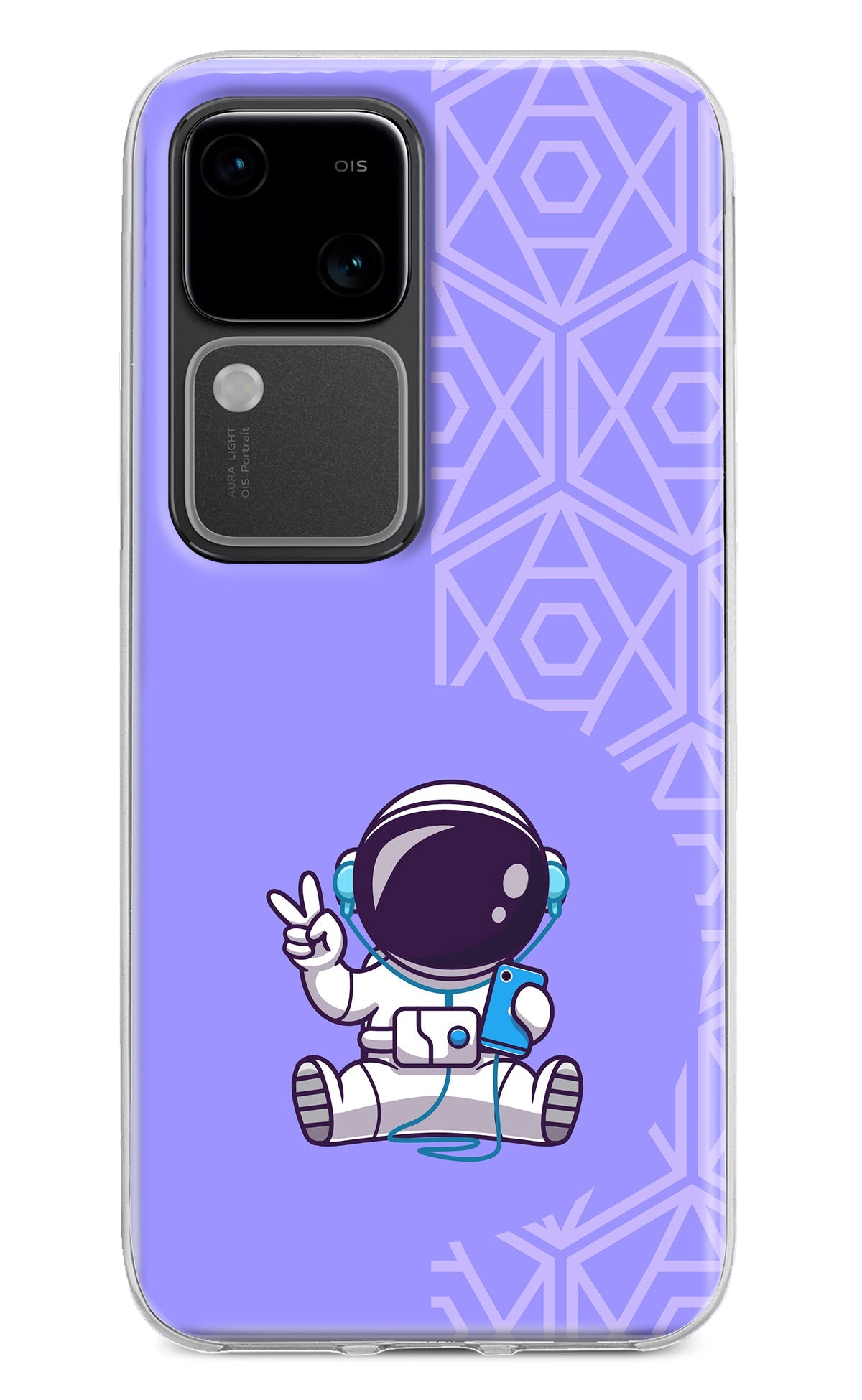 Cute Astronaut Chilling Vivo V30 5G Back Cover