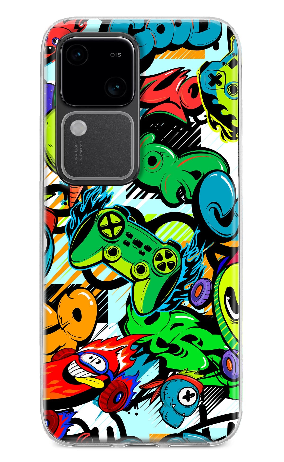 Game Doodle Vivo V30 5G Back Cover