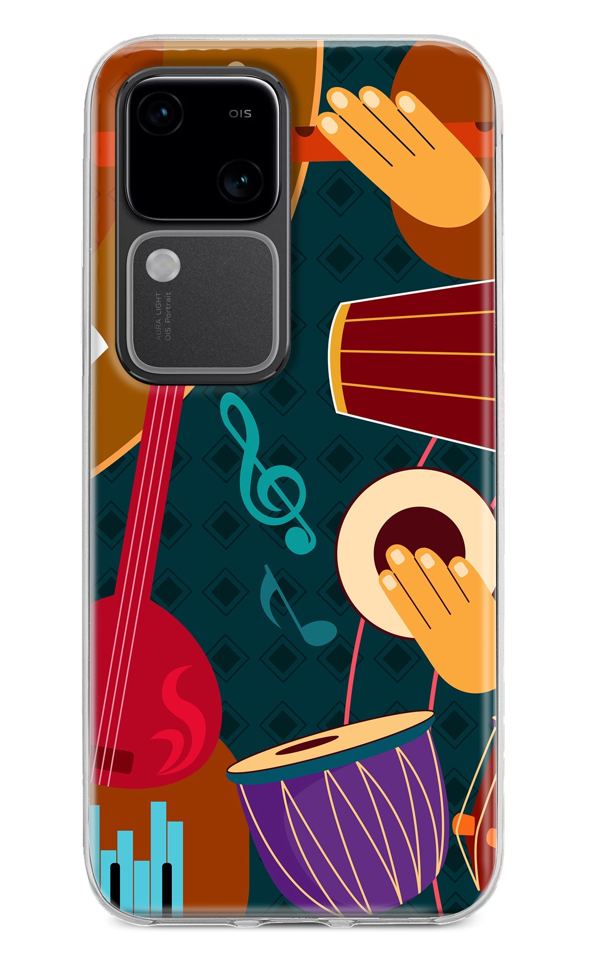 Music Instrument Vivo V30 5G Back Cover